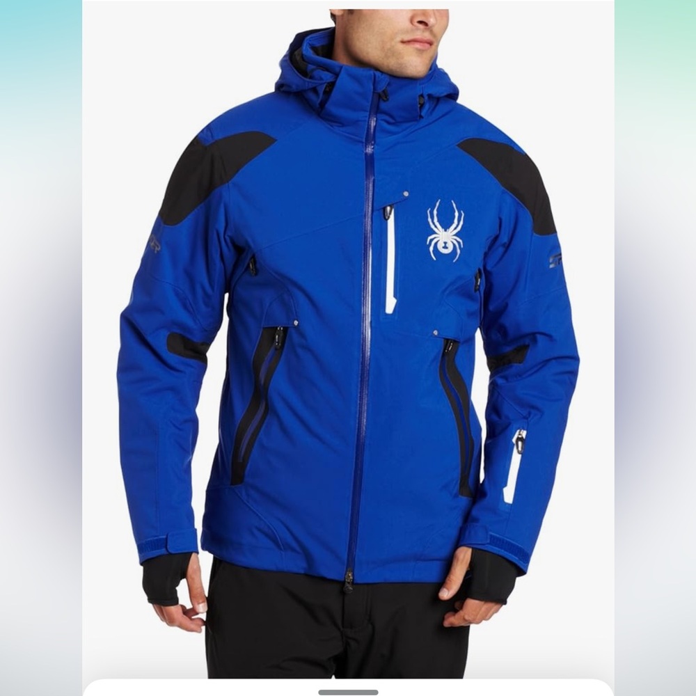 Spyder Men's Vibrant Blue Ski Jacket